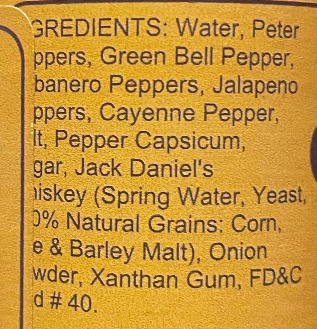 Super Hot Whiskey Sauce / A Special Thanks to Jack Daniels!