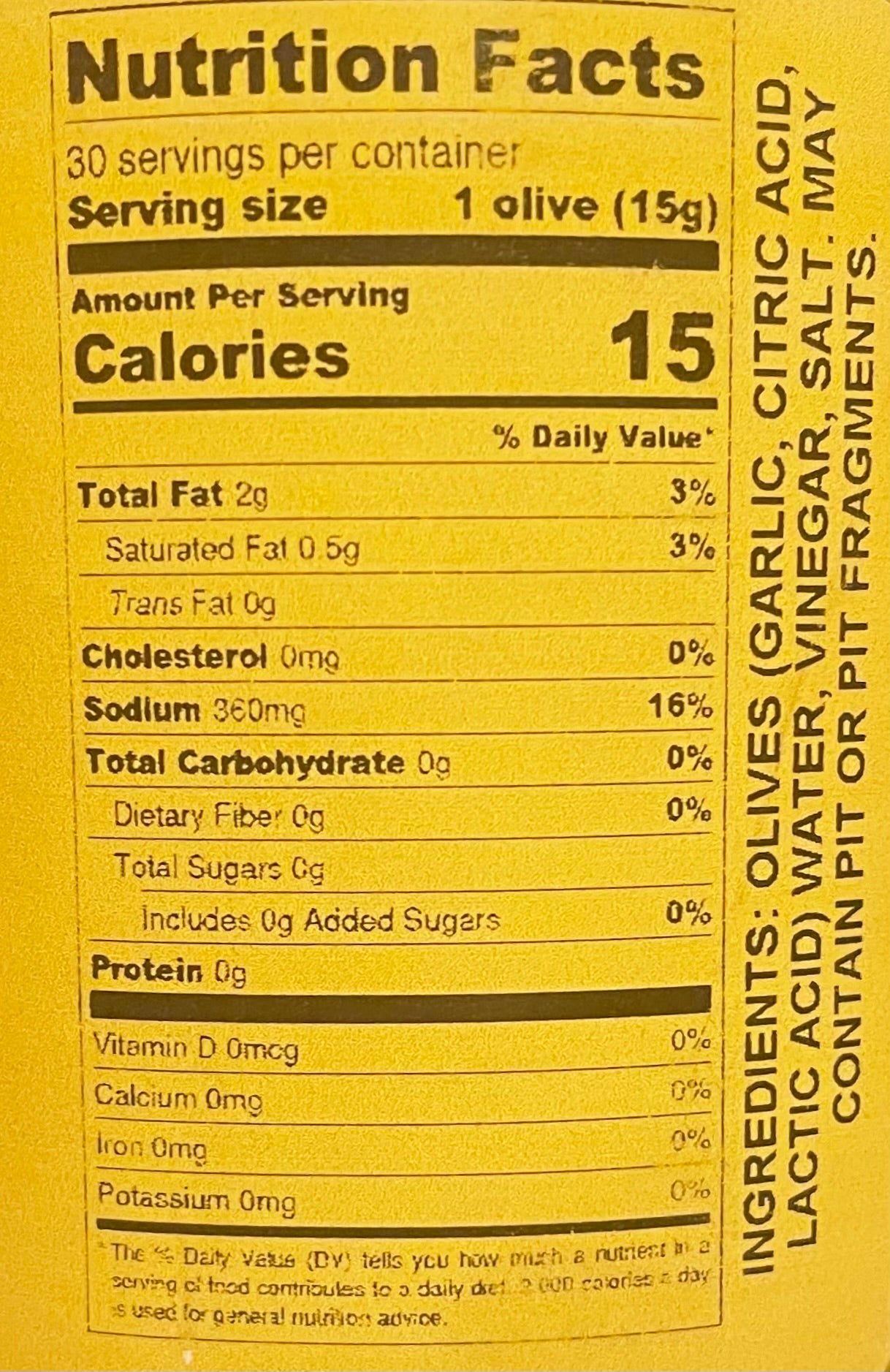 Garlic Stuffed Olives / Charleston Dry Martini Go To!