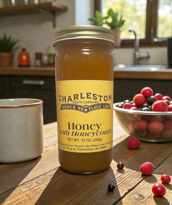 Pure Raw Honey With Comb / A Magnolia Plantation Favorite!
