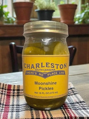 Moonshine Pickles / Corn Whiskey, Lime & Turmeric