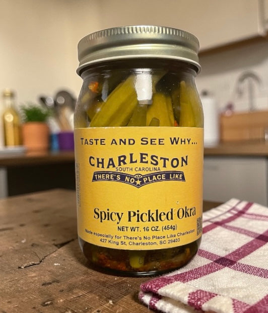 Spicy Pickled Okra / It Doesn't Get Any More Charleston Than This!