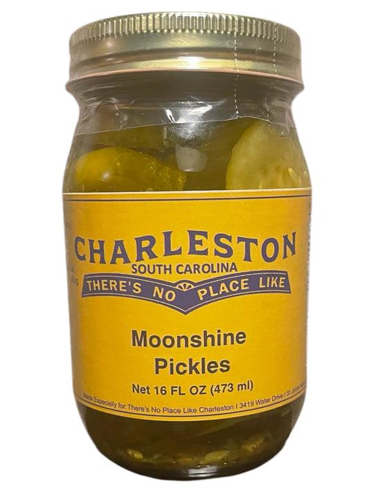 Moonshine Pickles / Corn Whiskey, Lime & Turmeric