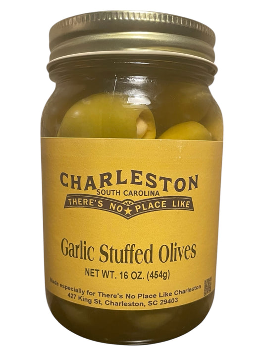Garlic Stuffed Olives / Charleston Dry Martini Go To!